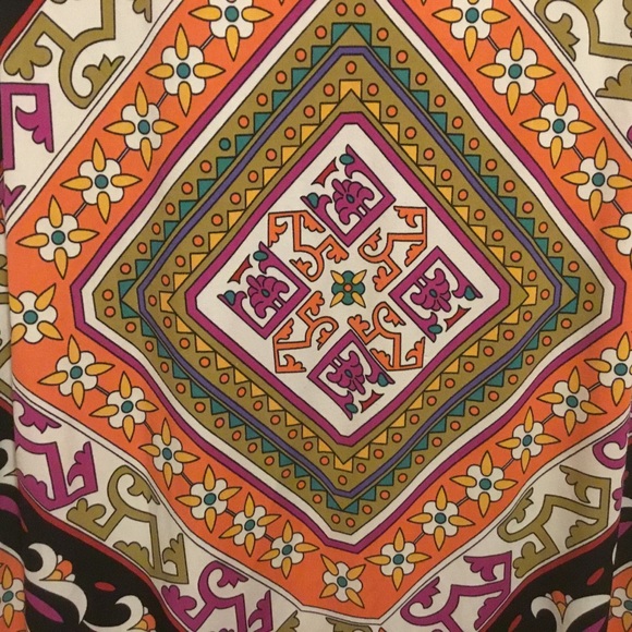 Nicole by Nicole Miller Pullover Bohemian Print, Scoop Neck, Sleeveless … - Picture 2 of 6